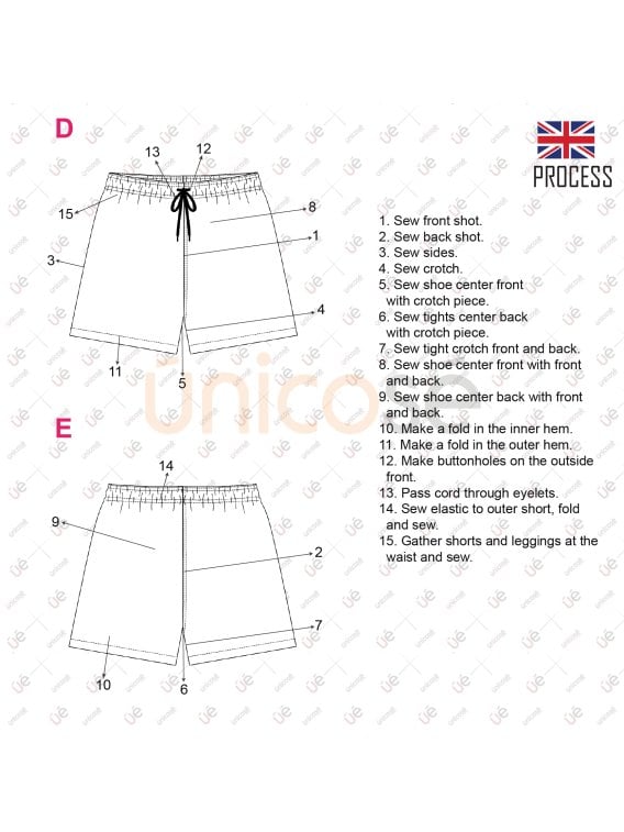 MOLDE TRAJE DE BAÑO NIÑO 2201
