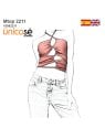 MOLDE TOP CON CRUCES MUJER 2211