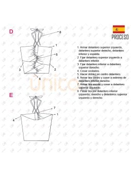 MOLDE TOP CON CRUCES MUJER 2211