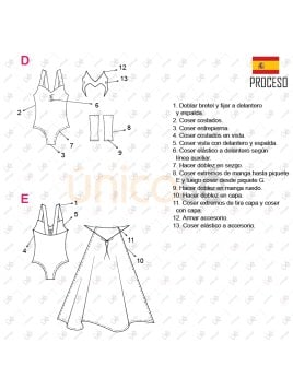 MOLDE DISFRAZ PERSONAJE COMIC 2212