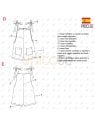 MOLDE ENTERITO CORTO MUJER 2209