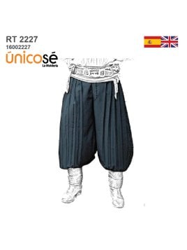 MOLDE PANTALON BOMBACHO DANZA RT 2227