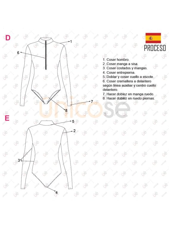 MOLDE TRAJE DE BAÑO 1 PIEZA MUJER 2203