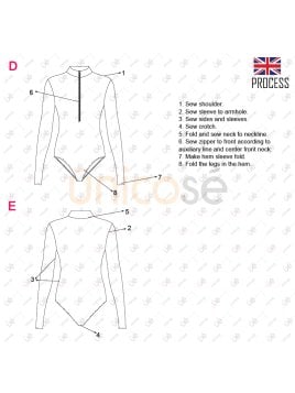 MOLDE TRAJE DE BAÑO 1 PIEZA MUJER 2203