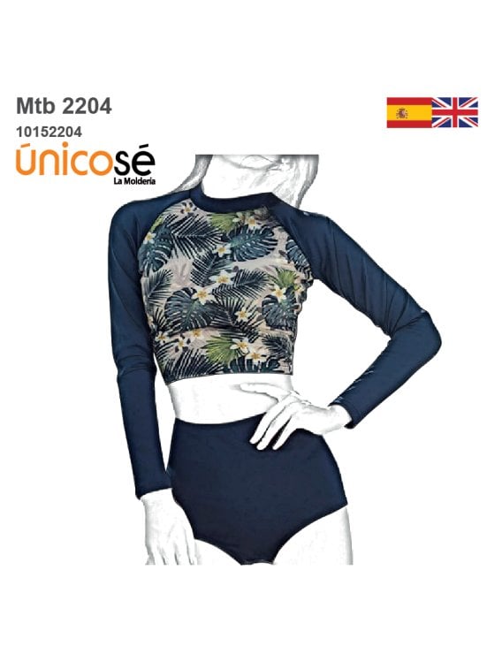 MOLDE TRAJE DE BAÑO 2 PIEZAS MUJER 2204