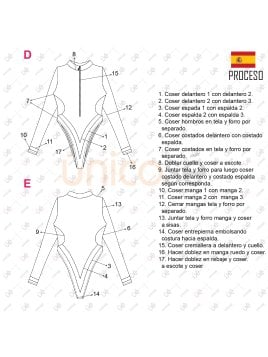 MOLDE TRAJE DE BAÑO 1 PIEZA MUJER 2205
