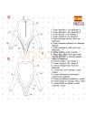 MOLDE TRAJE DE BAÑO 1 PIEZA MUJER 2205