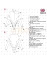 MOLDE TRAJE DE BAÑO 1 PIEZA MUJER 2205