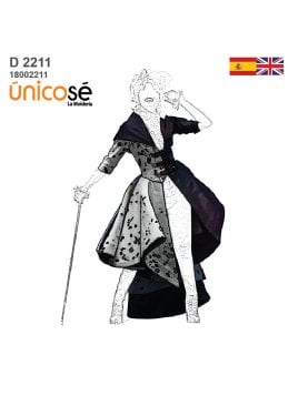 MOLDE DISFRAZ PERSONAJE DE CINE 2211