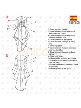 MOLDE DISFRAZ PERSONAJE DE CINE 2211