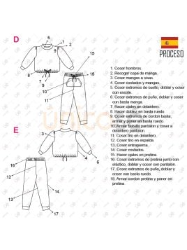 MOLDE BUZO JOGGING NIÑA 2201