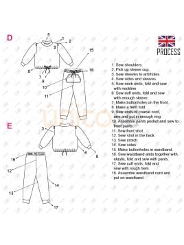 MOLDE BUZO JOGGING NIÑA 2201