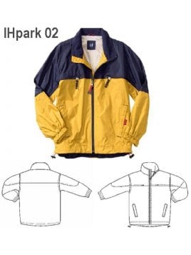 PARKA CORTES NIÑO, MANGAS CON PUÑO INTER