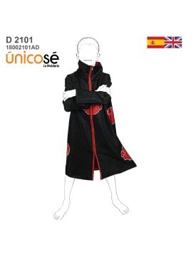 MOLDE DISFRAZ CAPA ANIME 2101AD