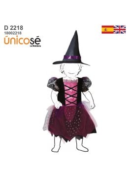 MOLDE DISFRAZ DE BRUJA BEBE 2218