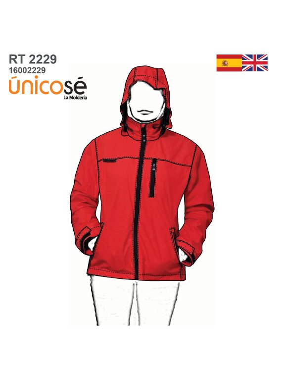 MOLDE PARKA TRABAJO MUJER RT 2229