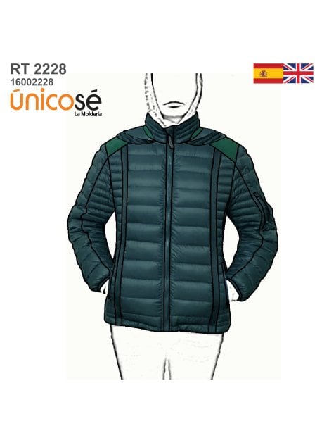 MOLDE PARKA TRABAJO MUJER RT 2228