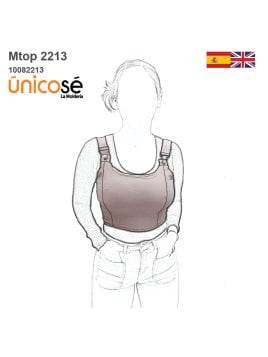 MOLDE TOP TIRANTES CON AJUSTE MUJER 2213