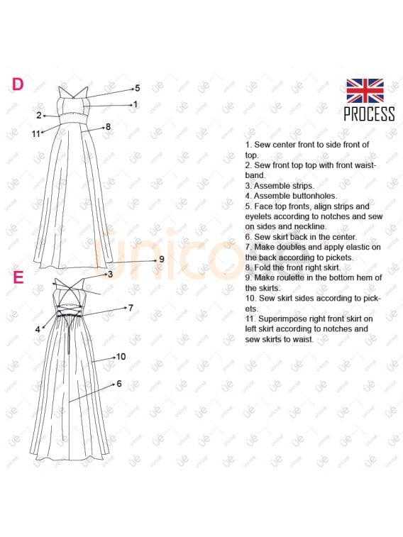 MOLDE VESTIDO LARGO MUJER 2215