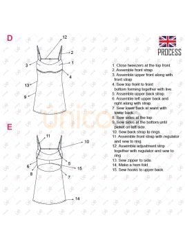 MOLDE VESTIDO CORTO MUJER 2211