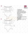 MOLDE TRAJE DE BAÑO 2 PIEZAS MUJER 2207