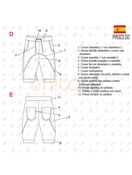 MOLDE SHORT BERMUDA HOMBRE 2201