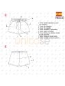 MOLDE SHORT BASICO MUJER 2201