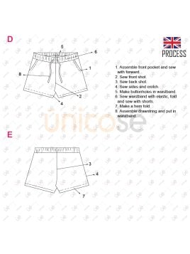 MOLDE SHORT BASICO MUJER 2201