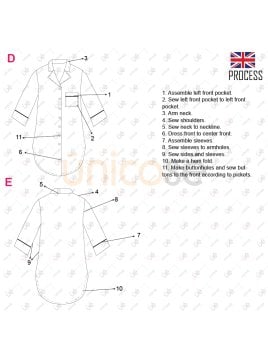 MOLDE PIJAMA 1 PIEZA MUJER 2201