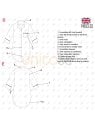 MOLDE PIJAMA 1 PIEZA MUJER 2201