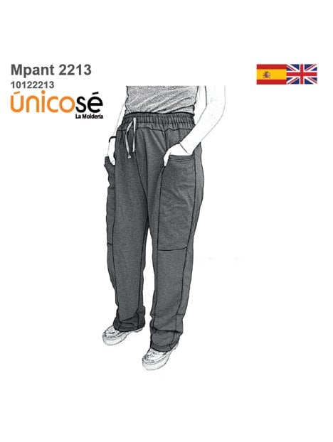 MOLDE PANTALON CARGO MUJER 2213