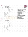 MOLDE PANTALON CARGO MUJER 2213