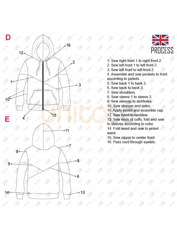 MOLDE CHAQUETA CORTES HOMBRE 2206