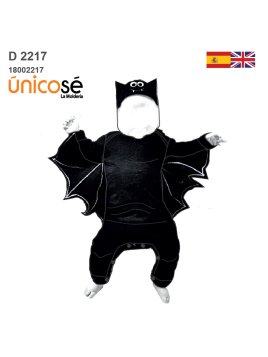 MOLDE DISFRAZ DE MURCIELAGO BEBE 2217