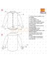 MOLDE CAMISA MAO HOMBRE 2203