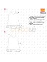 MOLDE VESTIDO SOLERA MUJER 2216