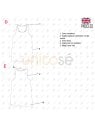 MOLDE POLERA MUSCULOSA NIÑA 2201