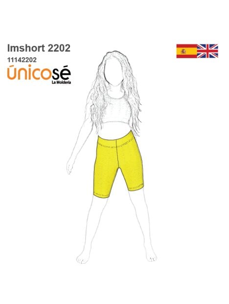 MOLDE SHORT CALZA BIKER NIÑA 2202