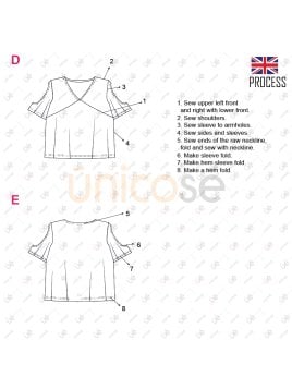 MOLDE POLERA CORTES MUJER 2202