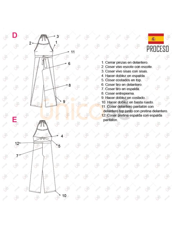 MOLDE ENTERITO AJUSTABLE MUJER 2211