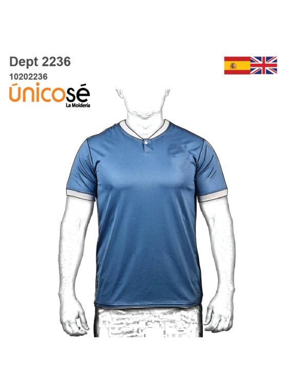 MOLDE DEPORTE CAMISETA FUTOBOL 2236