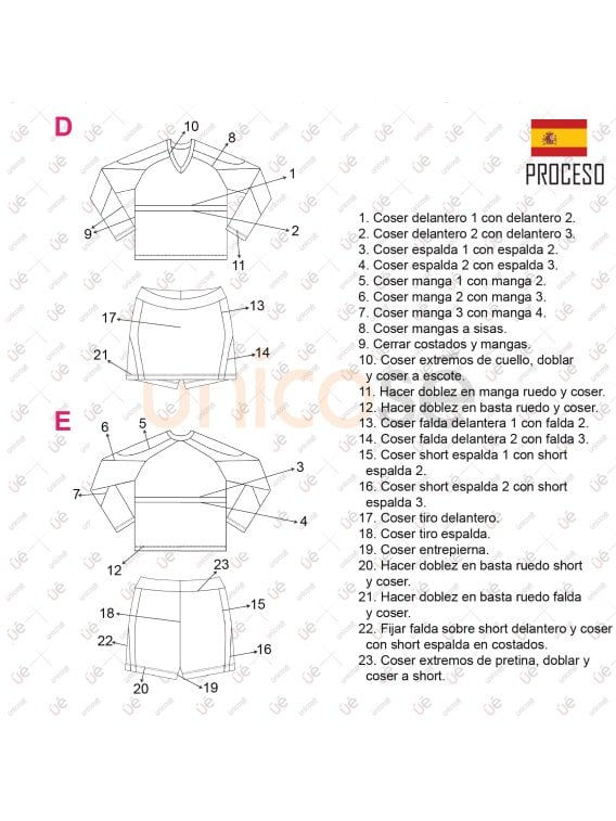 MOLDE DEPORTE CONJUNTO MUJER 2239