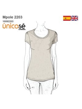 MOLDE POLERA BASICA MUJER 2203