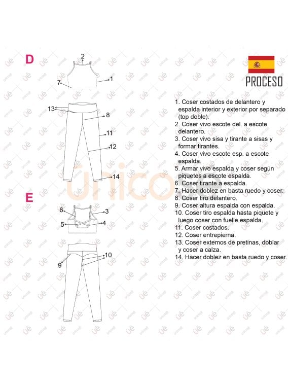 MOLDE DEPORTE CONJUNTO MUJER 2242