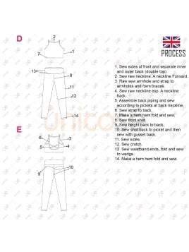 MOLDE DEPORTE CONJUNTO MUJER 2242