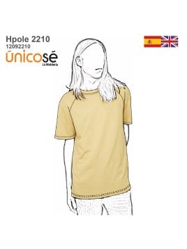 MOLDE POLERA BASICA HOMBRE 2210