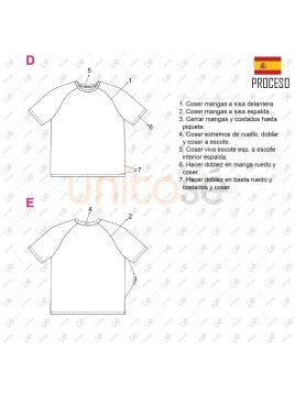 MOLDE POLERA BASICA HOMBRE 2210