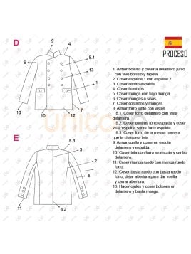 MOLDE CHAQUETA MILITAR RT 2231