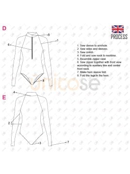 MOLDE TRAJE DE BAÑO 1 PIEZA NIÑA 2201