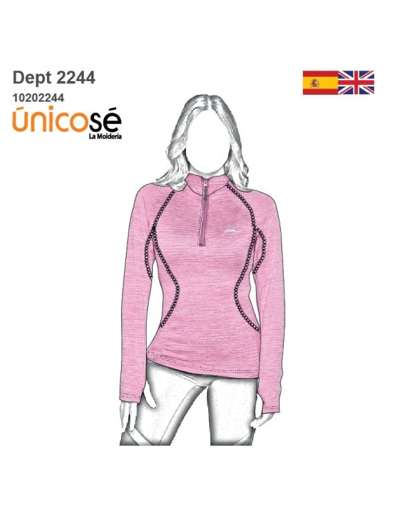 MOLDE DEPORTE SUDADERA ENTRENAMIENTO 2244